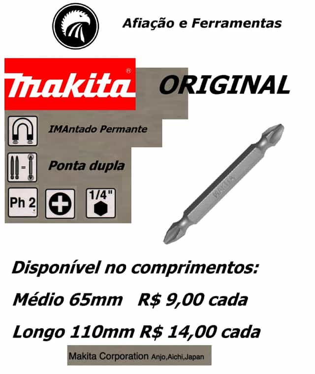 Bits/Ponteira Phillips Ph2 Makita original