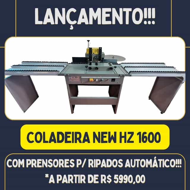 Coladeira de Borda HZ 1.600 Modelo 2024